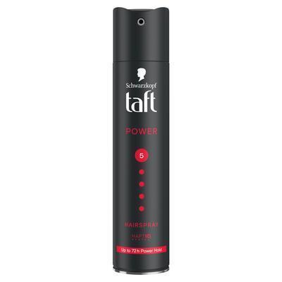 LAK NA VLASY TAFT POWER MEGA SILNE TUŽ. 250ml ČIERNY