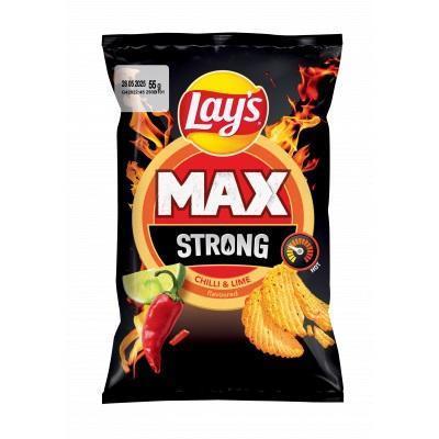 LUPIENKY LAY´S MAX STRONG CHILLI&LIME 55g