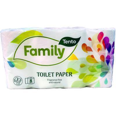 PAPIER TOALETNÝ TENTO FAMILY 14m 8ks 3-VRST.