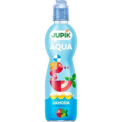 JUPÍK JAHODA NESÝTENÝ 0.5l PET AQUA SLEEVE VRATNÝ OBAL