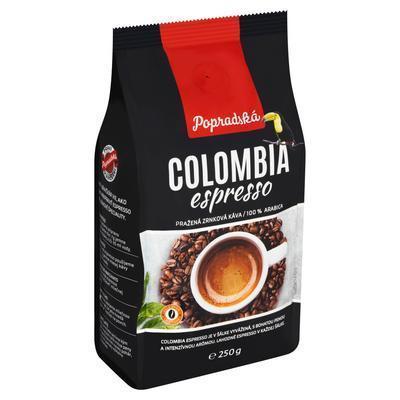 KÁVA ZRNKOVÁ COLOMBIA 250g POPRAD