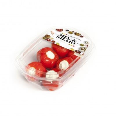 PAPRIKY ČEREŠŇOVÉ PLNENÉ SYROM V REPKOVOM OLEJI 150g /PP 130g MIX & SHARE