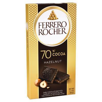 ČOKOLÁDA FERRERO ROCHER 70% DARK 90g