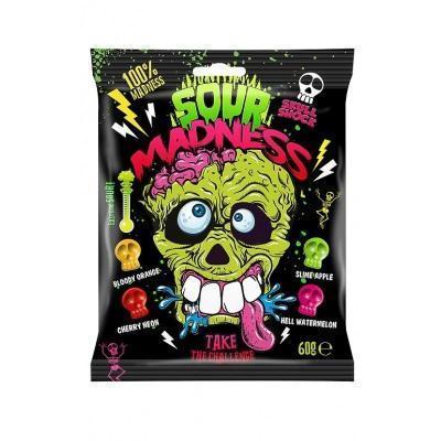 CUKRÍKY EXTRA KYSLÉ BLACK SOUR MADNESS 60g HALLOWEEN