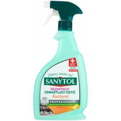 ČISTIACI PROSTRIEDOK SANYTOL PROFESSIONAL DEZINFEKČNÝ KUCHYŇA 750ml SPREJ HACCP