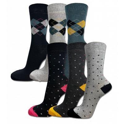 PONOŽKY BAVLNENÉ STYLE 3PACK MIX VEĽKOSTI MORAVEC