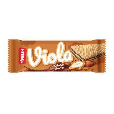 OBLÁTKY VIOLA KAKAOVÁ NÁPLŇ 25g FRESH