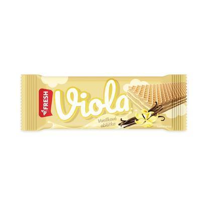 OBLÁTKY VIOLA VANILKOVÁ NÁPLŇ 25g FRESH