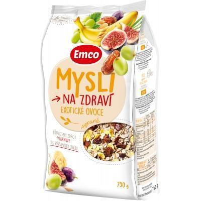 CEREÁLIE EMCO MYSLI EXOTICKÉ OVOCIE 750g