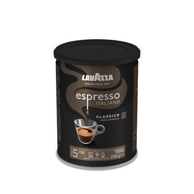 KÁVA MLETÁ LAVAZZA CAFFE ESPRESSO 250g DÓZA 100% ARABICA