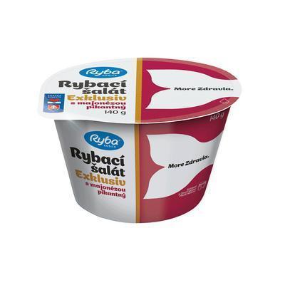 ŠALÁT RYBACÍ V MAJONÉZE EXKLUSIV PIKANT 140g RYBA