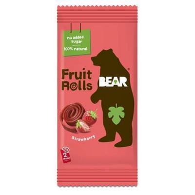 ROLKY OVOCNÉ JAHODOVÉ 20g BEAR