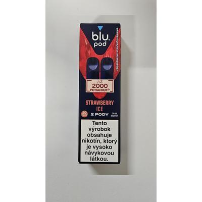 NÁPLŇ DO ELEKT. CIGARIET BLU BAR 2PODS STRAWBERRY ICE /A/ ITV