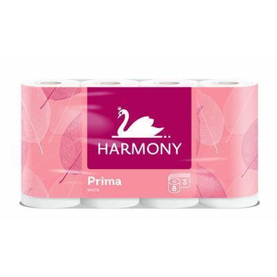 PAPIER TOALETNÝ HARMONY PRIMA 8ks 3-VRST.
