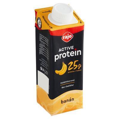 NÁPOJ JOGURTOVÝ PROTEIN MILK DRINK BANÁN 0.25l RAJO