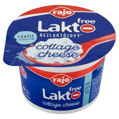 SYR COTTAGE CHEESE BIELY 180g BEZ LAKTÓZY RAJO