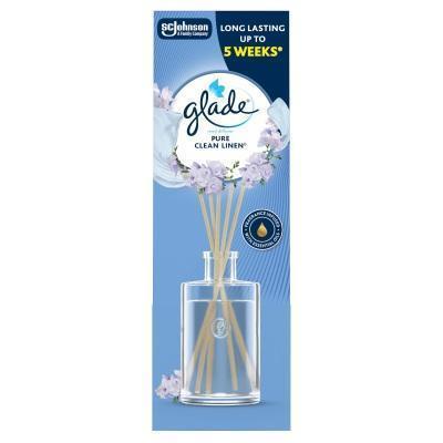 DIFUZÉR TYČINKOVÝ GLADE PURE CLEAN LINEN 50ml NICE HOME