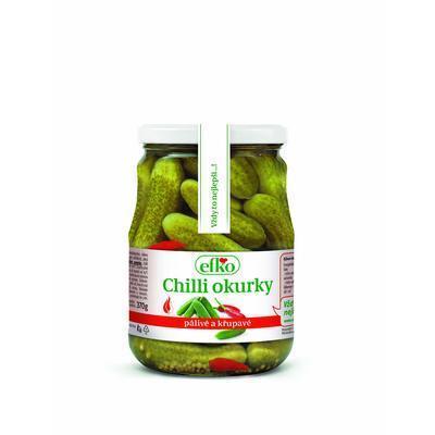 UHORKY STERILIZOVANÉ CHILLI 670g / PP 370g EFKO
