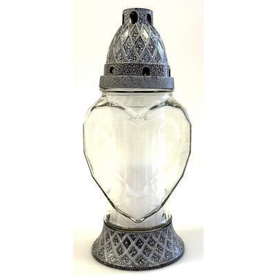 KAHANEC NÁHROBNÝ LAMPA SKLENENÁ 210 NZ MIX 80g 24cm