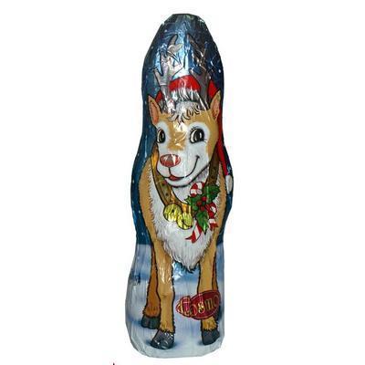 FIGÚRKA SOBÍK Z MLIEČNEJ ČOKOLÁDY 60g TOP NITRA