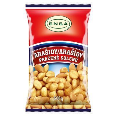ARAŠIDY SOLENÉ PRAŽENÉ 500g ENSA