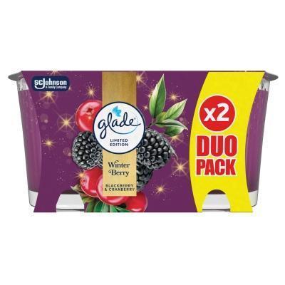 SVIEČKA VONNÁ GLADE CANDLE W25 WINTER BERRIES 2x112g