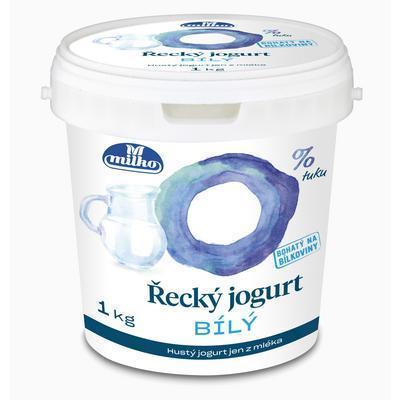 JOGURT GRÉCKY BIELY 1kg MILKO