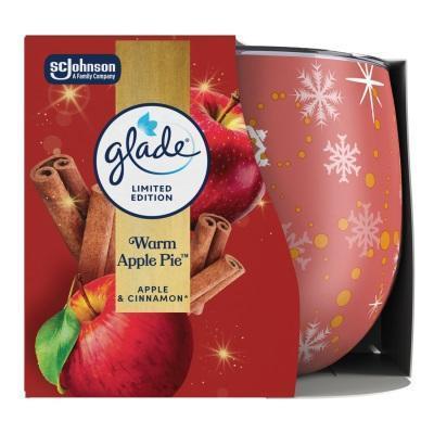 SVIEČKA VONNÁ GLADE WARM APPLE PIE 108g