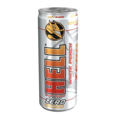 NÁPOJ ENERGETICKÝ HELL WHITE PEACH ZERO 0.25l PLECH VRATNÝ OBAL