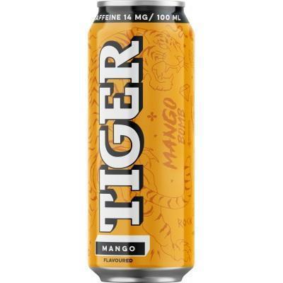 NÁPOJ ENERGETICKÝ TIGER MANGO 0.5l PLECH VRATNÝ OBAL