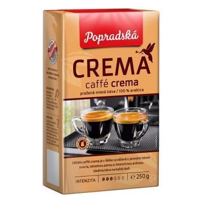 KÁVA MLETÁ CREMA CAFFÉ CREMA 250g POPRAD