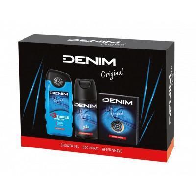 BALÍČEK DARČ. DENIM ORIGINAL /VODA PO HOL. 100ml + GÉL SPRCH. 250ml + DEO 150ml/