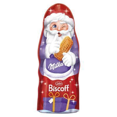 FIGÚRKA MIKULÁŠ MILKA S LOTUS BISCOFF 95g SANTA