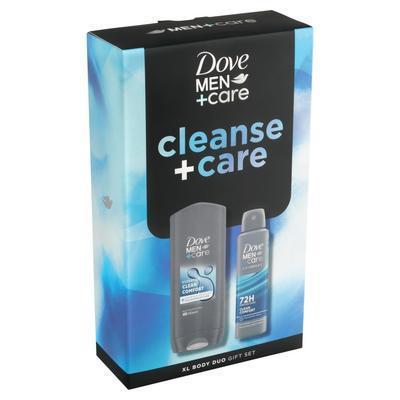BALÍČEK DARČ. DOVE MEN CLEAN COMFORT BASE /SPRCH. GÉL 400ml + DEO 150ml/ KAZETA