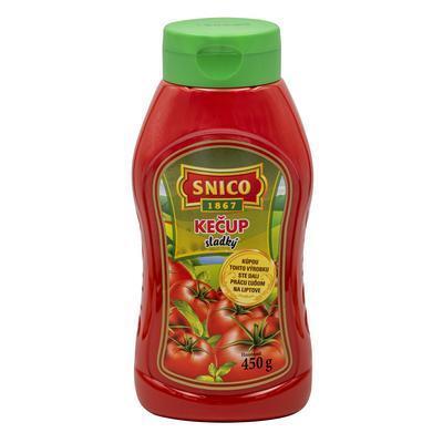 KEČUP SLADKÝ 450g SNICO PLAST
