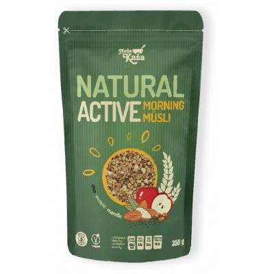 MUSLI MORNING NATURAL ACTIVE S MANDLAMI A OVOCIM 350g AVANTURIN BEZLEPKOVÉ