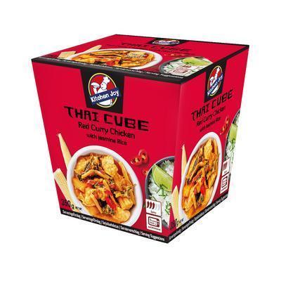 MRAZENÉ KURACIE MÄSO V RED CURRY OMÁČKE S JAZMÍNOVOU RYŽOU 350g KITCHEN JOY