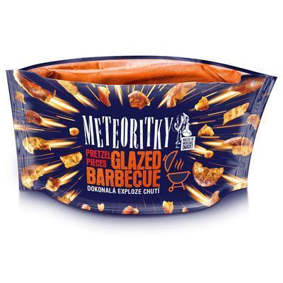 PEČIVO SLANÉ METEORITKY GLAZED BARBECUE 75g