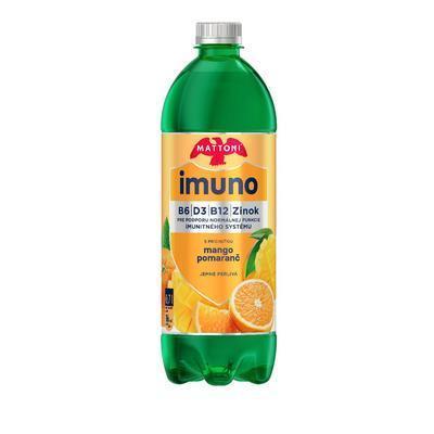 VODA MINERÁLNA MATTONI IMUNO MANGO&POMERANČ 0.7l PET VRATNÝ OBAL