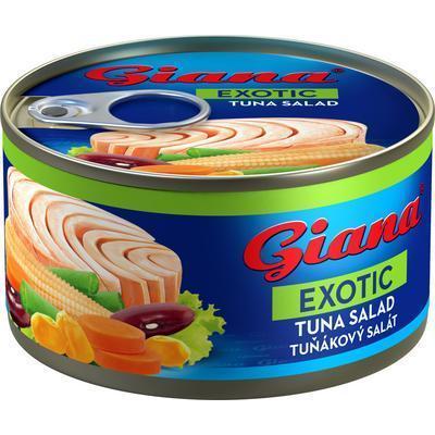 ŠALÁT TUNIAKOVÝ EXOTIC 185g GIANA