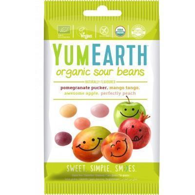 CUKRÍKY BIO YUM EARTH KYSLÉ FAZUĽKY 50g
