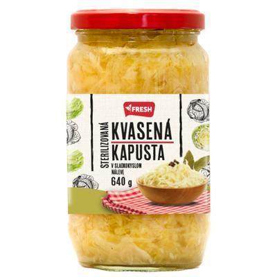 KAPUSTA KVASENÁ 640g / PP 420g FRESH