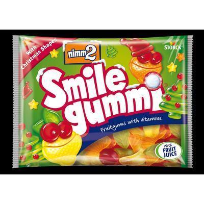 CUKRÍKY NIMM 2 SMILEGUMMI VIANOČNÉ 250g