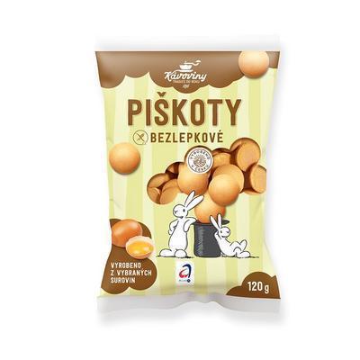 PIŠKÓTY BEZLEPKOVÉ 120g BEZLEP