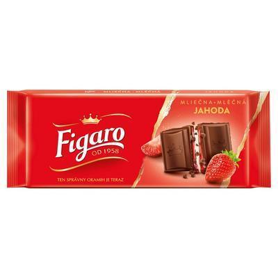 ČOKOLÁDA JAHODY A KRÉM 90g FIGARO