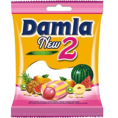 CUKRÍKY DAMLA NEW2 MELÓN+TROPICKÉ OVOCIE 90g TAYAS