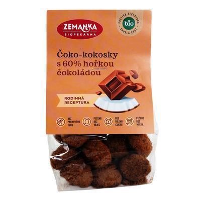 SUŠIENKY BIO ČOKO-KOKOSKY S FAIR TRADE ČOKOLÁDOU 100g ZEMANKA