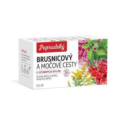 ČAJ BYLINNÝ NA MOČOVÉ CESTY S BRUSNICAMI 30g POPRAD