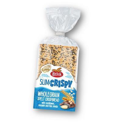 CHLEBÍK BRICK CRISPY ŠPALDOVÝ SO SEMIAČKAMI SLNEČNICE A SEZAMU 130g