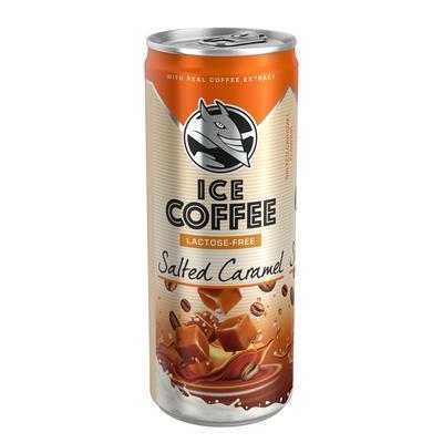 KÁVA ĽADOVÁ ICE COFFEE SALTED CARAMEL HELL 0.25l PLECH BEZ LAKTÓZY